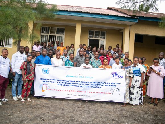 Goma : Umoja in Action lance le projet “PAMOJA KWA UMOJA” pour renforcer la cohésion sociale à Katoyi et Majengo